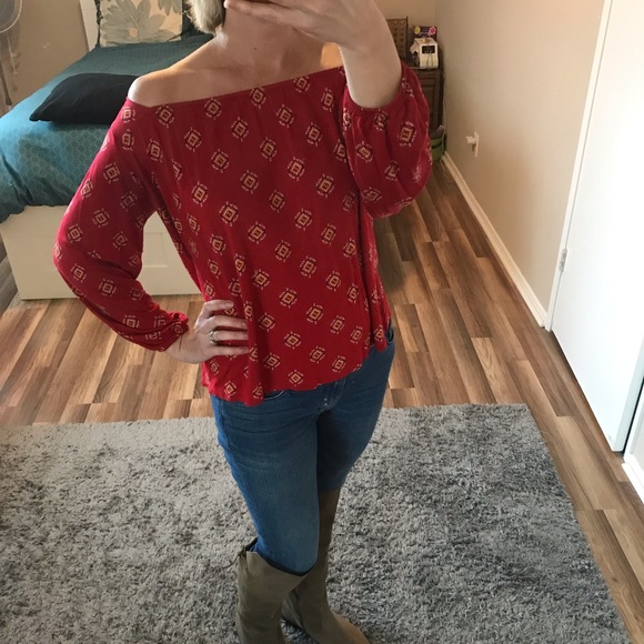 Old Navy Red top, small - Picture 2 of 4